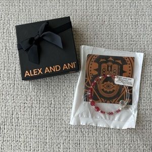 NEW Alex and Ani Color Palette Adorned with Swarovski Crystals, Poppy EWB